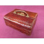 Crocodile vanity case 'Harrods' of London, C1920