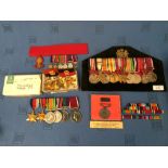Interesting various group of medals, including First and Second World War: Provenance, local