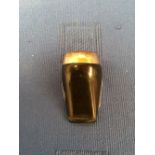 Edwardian gold bound & ebony cigar holder