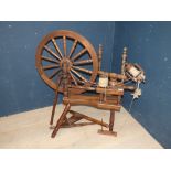 Victorian spinning wheel