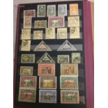 Stock book of early stamps from Eastern Europe incl. Russia, Romania, Poland, Lithuania & Finland