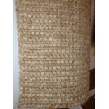 Contemporary style Seagrass runner, oatmeal woven finish 288x80cm