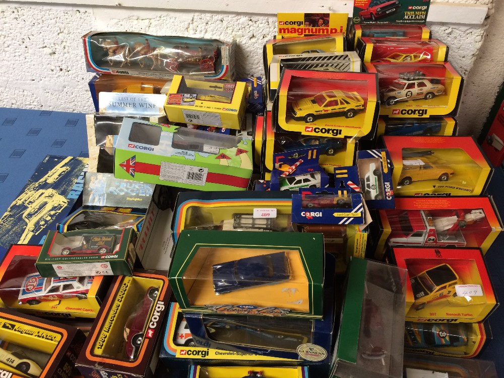 Large qty of various Corgi toy model vehicles in original boxes