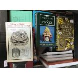 Selection of books on clocks and clock repairs