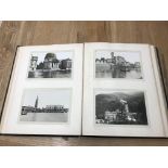 Album of old black & white photographs of Italy & India