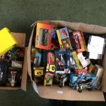 Large qty of toy model racing cars by Corgi, Matchbox, Onyx & Polistil etc. some in original boxes