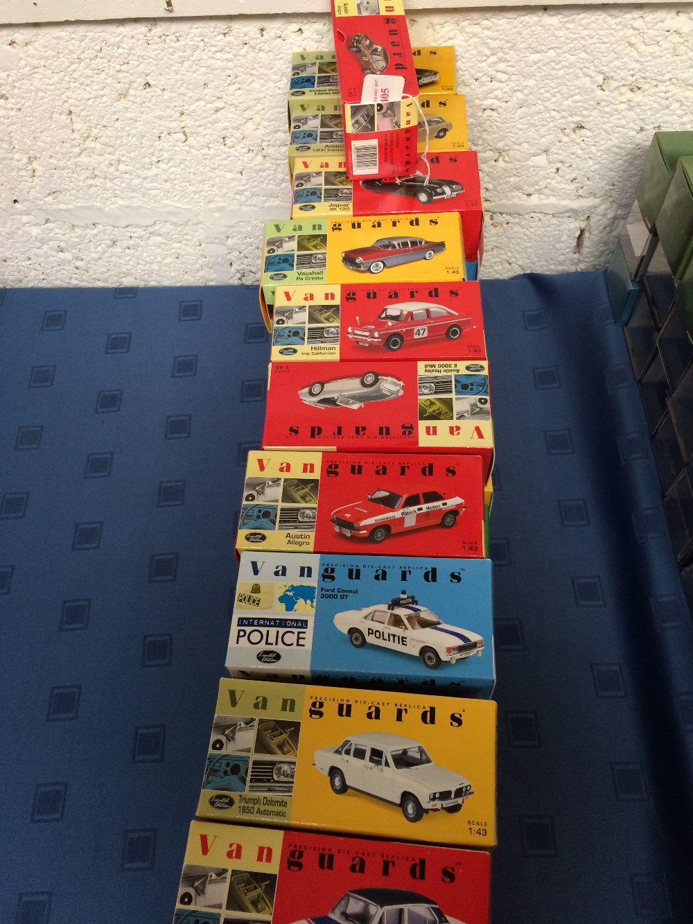 Qty of various Vanguards toy model cars in original boxes