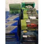 Qty of various Vanguards toy model cars, Anniversary collection & Members Exclusive models in