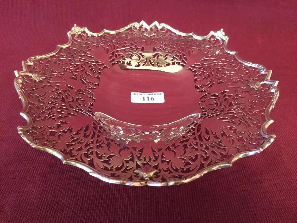 Hallmarked silver oval embossed dressing table mirror, 31cmH - Image 2 of 3