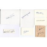 England Test players 1940s-1970s. Good selection of over fifty signatures, the majority on card,