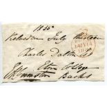 Hon. Edward Harbottle Grimston. Original signed free-front envelope to Charles Dalton, Eton College,