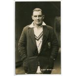 Albert Frederick 'Bert' Wensley. Sussex, Auckland & Europeans 1922-1948. Mono real photograph