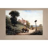 Nicholas 'Felix' Wanostrocht. Kent & Surrey 1834-1852. An original watercolour titled 'The Pedlars',