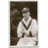 Joseph Hardstaff Jnr. Nottinghamshire & England 1930-1955. Sepia real photograph postcard of