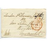 Brownlow Cecil, 2nd Marquess of Exeter. Original signed free-front envelope to a Mr John Clark of