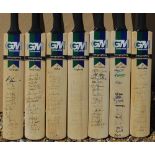 Cricket World Cup 1999. Excellent collection of twelve 'Gunn & Moore' full size cricket bats