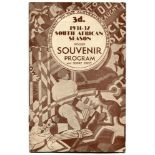 'South African Season 1931-1932. Pocket Souvenir Program and Score Sheet'. Supplement to the