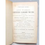 Wisden Cricketers' Almanacks 1893 & 1894. 30th & 31st editions. Bound in maroon boards, lacking