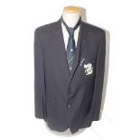 Nick Cook. Northamptonshire & England. Official navy blue blazer, by Simpson of Piccadilly, worn