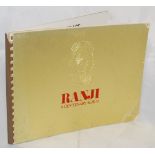 'Ranji. A Centenary Album'. Vasant Raiji, Bombay 1972. Original decorative gold boards. Some wear to