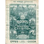 'Sports, Games and Industrial Exhibition. Scarborough May to October 1896'. Official four page