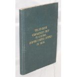 'The English Cricketer's Trip to Canada and the United States in 1859'. Frederick Lillywhite. London