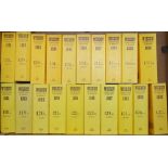 Wisden Cricketers' Almanack 1950, 1951 and 1976 to 2011. Original limp cloth covers. Odd minor