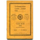 'Northamptonshire County Cricket Club Year Book 1929'. Edited by V.W.C. Jupp. Original paper