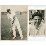 Cricket photographs 1930s. Collection of four original mono press photographs including Australia