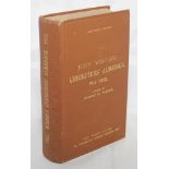 Wisden Cricketers' Almanack 1912. 49th edition. Original hardback. Minor wrinkling to spine paper,