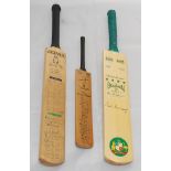 Australia miniature cricket bats. Miniature cricket bat, 17", for South Africa v Australia, third
