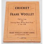 Frank Woolley. Flicker book. 'Pull to Leg and Forcing Shot, off the Back Foot, to the Off'.