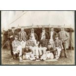 Kent C.C.C. 1902. Excellent original sepia photograph of the Kent team, seated and standing in
