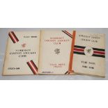 Somerset C.C.C. Yearbooks for 1940-1946, 1952/53, 1955/56-1965/66, 1967 & 1967/68. Original