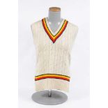 Kenneth Frank Barrington, Surrey & England 1953-1968. M.C.C. sleeveless sweater by 'Jaeger' worn