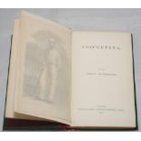 'Cricketana'. Rev James Pycroft. London 1865. Original publisher's binding in red quarter leather.