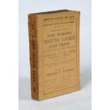 Wisden Cricketers' Almanack 1889. 26th edition. Original paper wrappers. Very minor chipping and