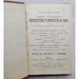 Wisden Cricketers' Almanack 1900. 37th edition. Bound in red boards, lacking original paper