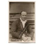 Arthur William Carr. Nottinghamshire & England 1910-1934. Mono real photograph postcard of Carr,
