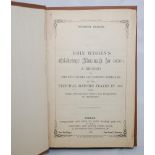Wisden Cricketers' Almanack 1870. 7th edition. Bound in light brown boards, original rear wrapper,