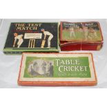 'The Test Match - a Mechanical Table Cricket Game'. Endorsed by Jack Hobbs. Chad Valley Games c1940,