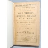 Wisden Cricketers' Almanack 1896. 32nd edition. Original paper wrappers, bound in light brown