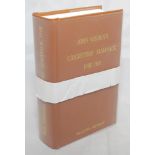 Wisden Cricketers' Almanack 1910. Willows softback reprint (2001) in light brown hardback covers