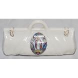 Cricket bag. Large crested china cricket bag with colour emblem for 'Festival of Empire. Pageant