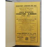 Wisden Cricketers' Almanack 1937. 74th edition. Bound in blue boards complete with original wrappers