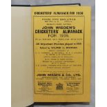 Wisden Cricketers' Almanack 1936. 73rd edition. Bound in blue boards complete with original wrappers