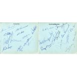Essex, Glamorgan & Kent C.C.C. 1967. Three individual album pages nicely signed in ink by Essex (