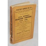 Wisden Cricketers' Almanack 1919. 56th edition. Original paper wrappers. Slight darkening to