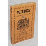 Wisden Cricketers' Almanacks 1944. 81st Edition. Original limp cloth covers, Only 5600 paper