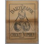 'The Daily Graphic. Cricket Number 1912'. Original complete edition of the Cricket Number for